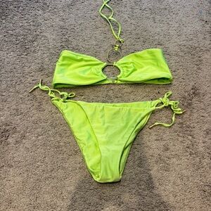 Cult Gaia Ring-Detail Bikini Set